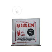 Tedar Beyaz Kalın Atlet Poşet Orta Boy 28x50 Cm 1 Kg 1 Paket Takriben 75 Adet Najmaddin
