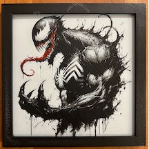 Venom 3d Baskı Tablo Çerceve