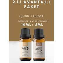 Boco Born In Cosmetics Portakal + Tarçın Saf Aromaterapi Uçucu Yağı 10 + 5 ML