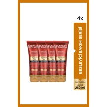 Besleyici Bakım Saç Kremi 250 Ml - 7 Besleyici Yağ Göz Alıcı Parlaklık İpeksi Yumuşaklık 4 Adet