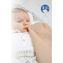 Babyjem Bürümcük Bebek Ağız Ter Mendili 4 Adet Somon