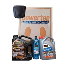 Power Ten 20W50 Motor Yağı + 3 Litre Antifriz + -20 C Cam Suyu Bakım Seti