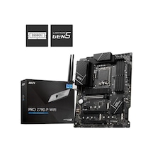 Msı Pro Z790-p Wıfı Ddr5 7000mhz 1xhdmı 1xdp 4xm.2 Usb 3.2 Atx 1700p 12. / 13. Ve 14. Nesil İşlemci Uyumlu