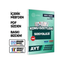 2026 YKS-AYT MEBİ-OGM Sosyoloji Pratik Konu Özet Kitabı RENKLİ A4 Boyut Görsel Destekli BASKI ÜCRETİ 2026 YKS-AYT MEBİ-OGM Sosyoloji Pratik Konu Özet Kitabı RENKLİ A4 Boyut Görsel Destekli BASKI ÜCRETİ