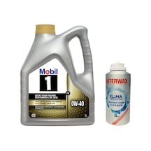 Mobil 1 FS 0W-40 Tam Sentetik Motor Yağı 4 L + Interwax Klima Temizleyici 150 ML