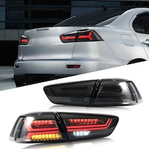 Mitsubishi Lancer 2010.2011 Uyumlu Audi Dizayn Füme Led Stop