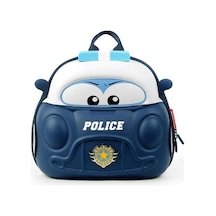 Supercute Car Sırt Çantası Police Işıklı Ve Armalı Lacivert