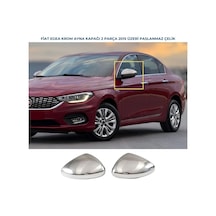 Ebal Otomotiv Fiat Egea Cross Krom Ayna Kapağı 2 parça 2015 ve üzeri P.Çelik