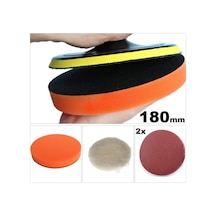 Oto Araç Kaporta Boya 180Mm Cırt Taban Bone Sünger Cırt Zımpara
