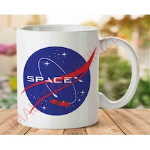 Spacex Nasa Baskılı Seramik Kupa Bardak