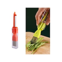 5 Adet Ev Mutfak Çok Fonksiyonlu Yeşil Soğan Soyucu Yeşil