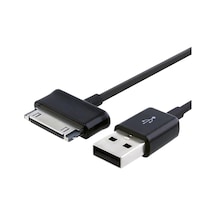Samsung Uyumlu TABLET DATA KABLOSU USB TO 1 METRE SİYAH KABLO