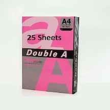 Double A Renkli Fotokopi Kağıdı 25 Li A4 75 Gr Fosforlu Pembe