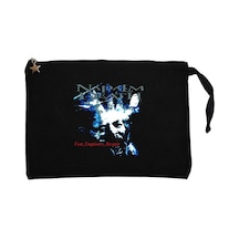 Napalm Death Fear Emptine Siyah Clutch Cüzdan / El Çantası Siyah