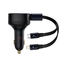More TR Baseus 2in1 Makaralı 30W Hızlı Şarj Type-C + Lightning i
