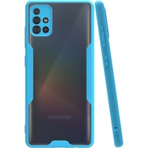 Samsung Galaxy A71 ile Uyumlu Kapak Colorful Kamera Korumalı Silikon Kılıf
