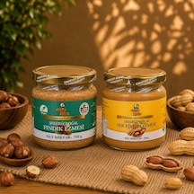 Adress Şekersiz Fındık Ezmesi ve Yer Fıstığı Ezmesi 2 x 350 G