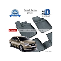 Renault Symbol 3D Havuzlu Paspas 2012 Sonrası