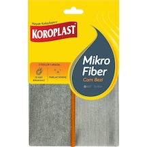 Koroplast Mikrofiber Cam Bezi Gri 35 x 35 CM
