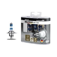 Ampul - 444 - 12v H4 60/55 P43t Nıght Vısıon 150 Fazla 20 - Edntrend - Beyaz Işık