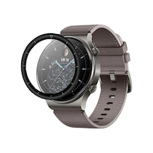 Forzacase Huawei Watch Gt 2 Pro 46mm İçin Çerçeveli Tam Kaplayan 3d Pet Ekran Koruyucu Film - Fc016