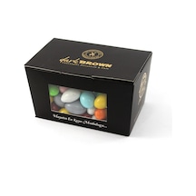 Dark Brown  Bademli Çikolata Dolgulu Renkli Draje Çikolatası 1KG