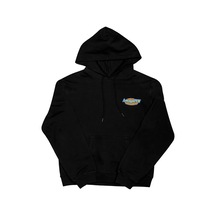 Amongst Few Premium 'ınternational' Pullover Hoodie - Rahat Vintage Stil, Yüksek Kalite Siyah