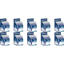 10 Paket Pensan Büro Mavi Tükenmez Kalem 50'li Toplam 500 Adet Çok Renkli