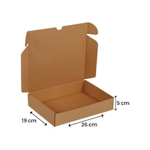 Packanya 26 x 19 x 5 - 1000 Adet Kilitli E Ticaret Karton Kargo Kutusu