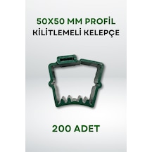 Panel Çit 50x50 MM Profil Kilitlemeli Kelepçe (200 Adet)