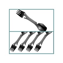 Omeniv Çelik Çatal Kaşık Bıçak Kapak Konserve Açacağı Outdoor