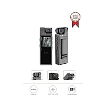 Ankatek Cmr-19 Siyah 4k 180 Derece Vücut Kamerası Wifi Gece Görüşlü Aksiyon Kamerası Siyah Siyah