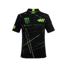 Yeni Valentino Rossi Monster Vr46 Motogp Polo Yaka al Tshirt