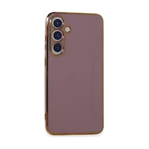 Newface Samsung Galaxy Uyumlu S24 Plus Kılıf Volet Silikon - Mor Diğer