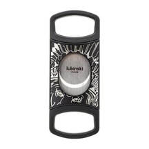 Lubinski V-kesim-düz Kesim Sehpalı Puro Makası Double Cutter Siyah 60ring Lb-354