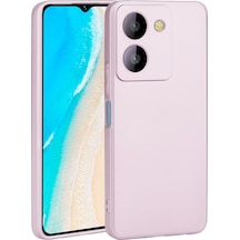 Rba Aksesuar Vivo Y36 4g Kılıf Rba Premier Silikon Kapak - Rose Gold Altın