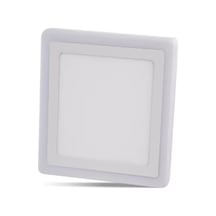 Noas 16+8w Mavi+beyaz Kare Sıva Üstü 3 Fonksiyonlu Led Panel Yl15-1800-r Beyaz Işık