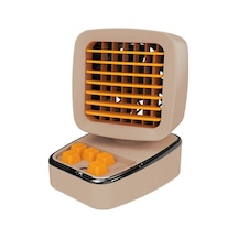 Rogfer A5 Mini Nemlendirici Soğutma Klima Fanı Usb Ev Masaüstü Su Soğutma Fanı Fildişi Deve - Fildişi Deve