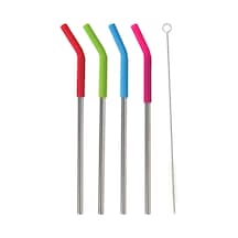 Excellent Houseware Paslanmaz Çelik Silikon Uçlu Pipet Set - 7 Adet Tarı
