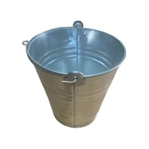 Mobilreyon 4 Adet Su Kum Kovası 10 Litrelik, Metal Galvanizli Sac Kova, Yangın Kovası