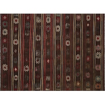 Gerçek El Dokuma Eskitme Vintage Halı 187 X 247 Cm 9862