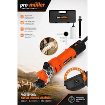 Pro Müller Yeni Nesil Çelik Şanzumanlı Bakır Sargılı Isınmaz Motor Çift Soğutmalı Sistem Koyun Kırkma Makinesi