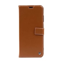 Tecno Camon 18 İle Uyumlu Kılıf Kahverengi Kapaklı Suni Deri  Geliştirilmiş Dayanıklı Darbe Karşıtı Koruyucu Yeni Tasarım Tecno Camon 18, Kahverengi Sku: Zeusb0c449dp16