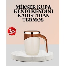 Paslanmaz Çelik Şarjlı Karıştırma Kupa - Otomatik Manyetik Blender Fincan Çok Renkli