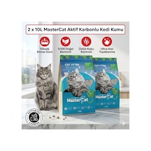 2 Adet Aktif Karbonlu Kedi Kumu 10l 2