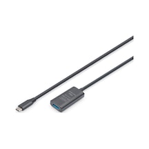 Dıgıtus Active Usb-c Extension Cable, 5m 5g, Usb 3.2 Gen1, Usb-c - Usb-a M/f