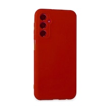Samsung Uyumlu Galaxy M34 5g Uyumlu Kılıf First Silikon - Kırmızı