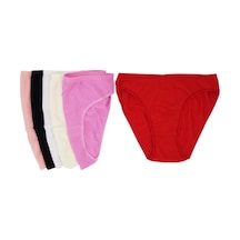 Kadın Renkli Kaşkorse Bikini Külot 6'lı 001
