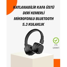 Kristal Netliğinde Ses Ve Güçlü Baslı Kablosuz Kulak Üstü