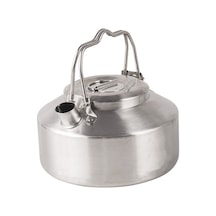 Dofolink 1l Taşra Çay/kahve Çayı 304 Paslanmaz Çelik Taşra Kamp Çelik Su Kaynak, Taşra Piknik Hikaplama Için Taşınabilir Gümüş